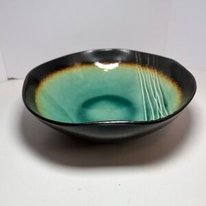 Baum Brothers Galaxy Jade Fruit Bowl Serving Dish 9"